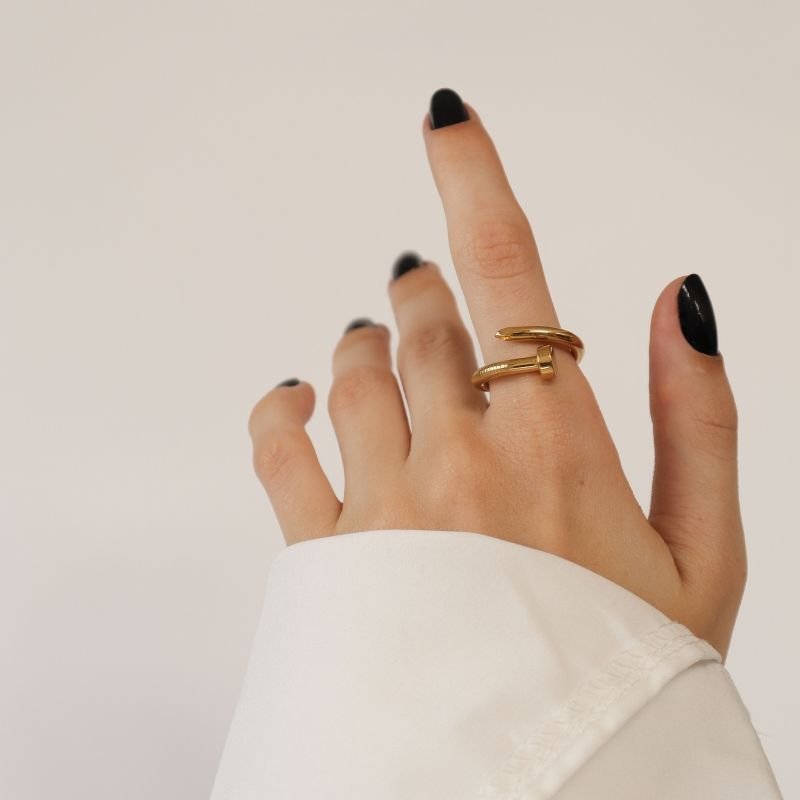 Anel Tamanho 20 em Aço Inox Prego