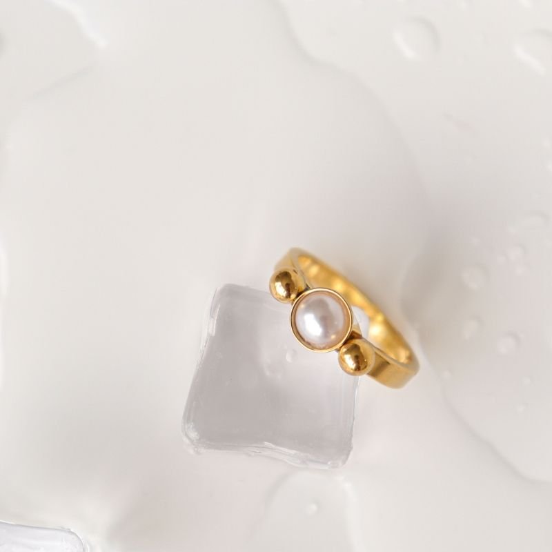 Anel Tamanho 18 em Aço Inox Delicado