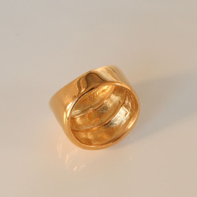 Anel Triplo Minimalista em Aço Inox (Tamanho 19)