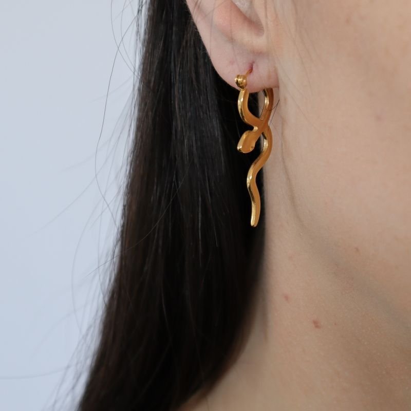 Argola Cobra em Aço Inox