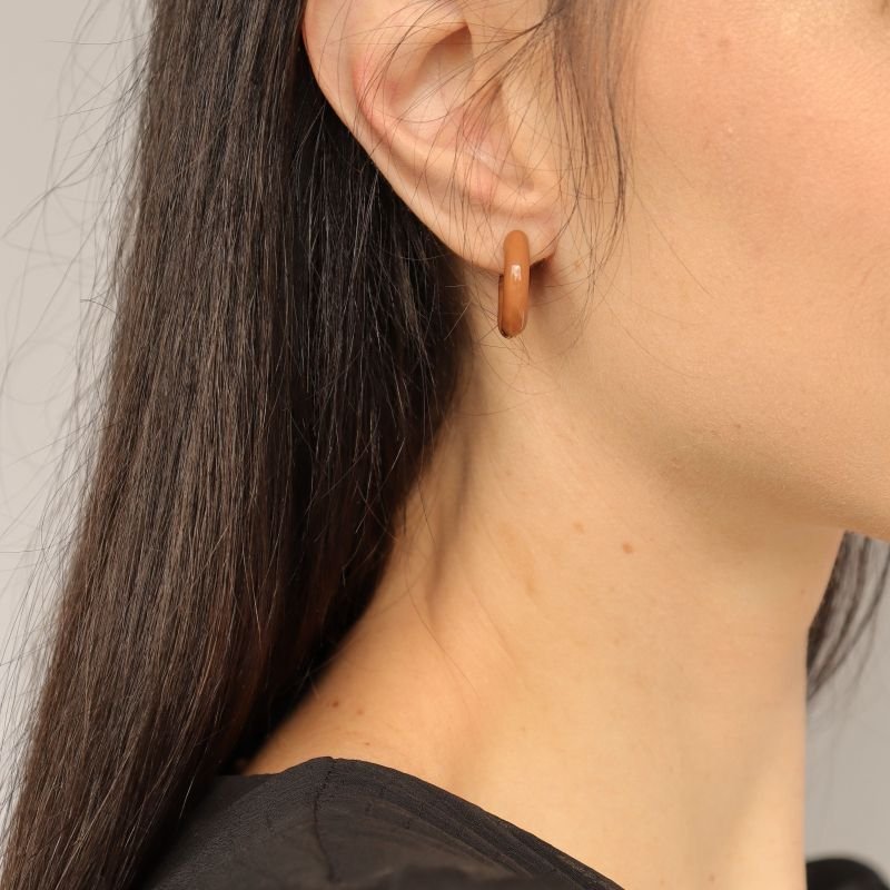 Argola Esmaltada em Aço Inox (Linha Premium)