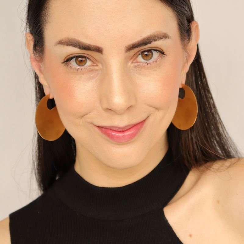 Argola Grande em Aço Inox Escovado (Linha Premium) Peso 12g