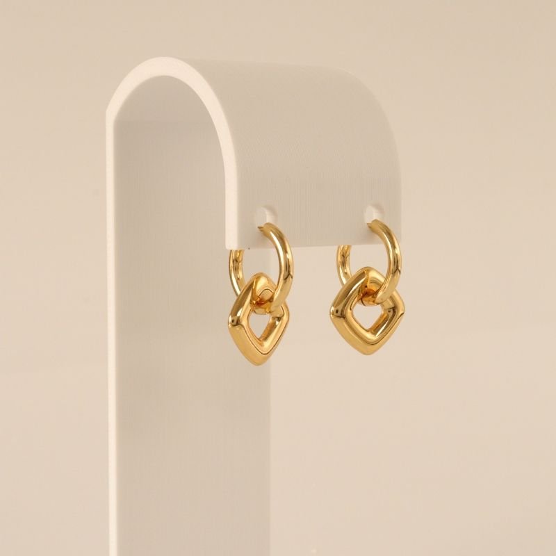 Brinco Argola Aura em Aço Inox Minimalista