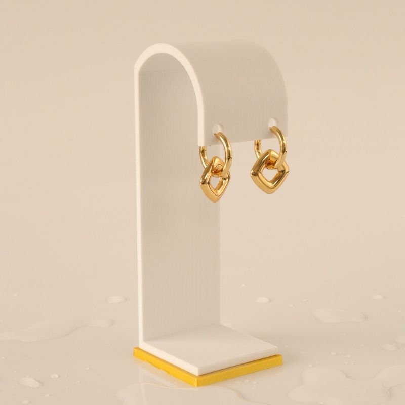 Brinco Argola Aura em Aço Inox Minimalista