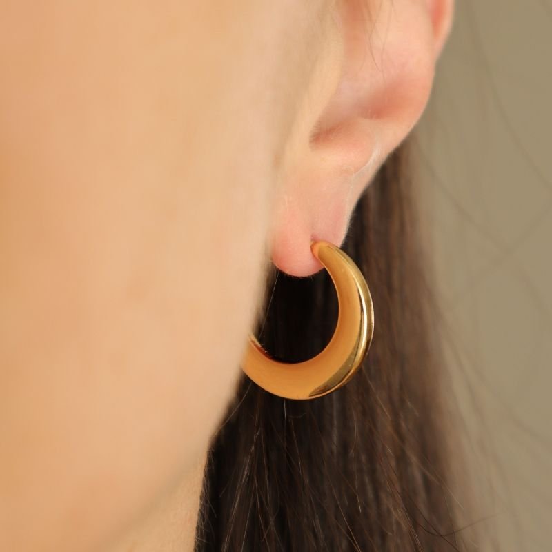 Argola Moderna em Aço Inox (Linha Premium)