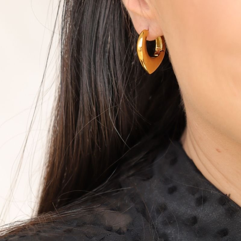 Argola Orgânica em Aço Inox (Linha Premium)