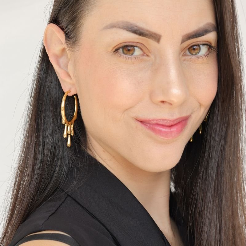 Argola Orgânica em Aço Inox (Linha Premium)