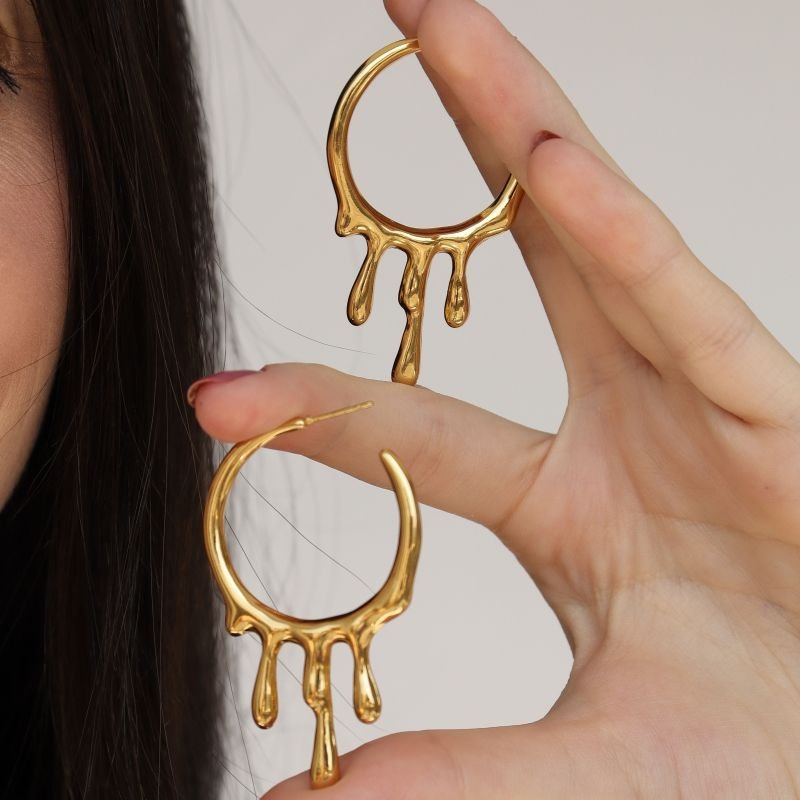 Argola Orgânica em Aço Inox (Linha Premium)