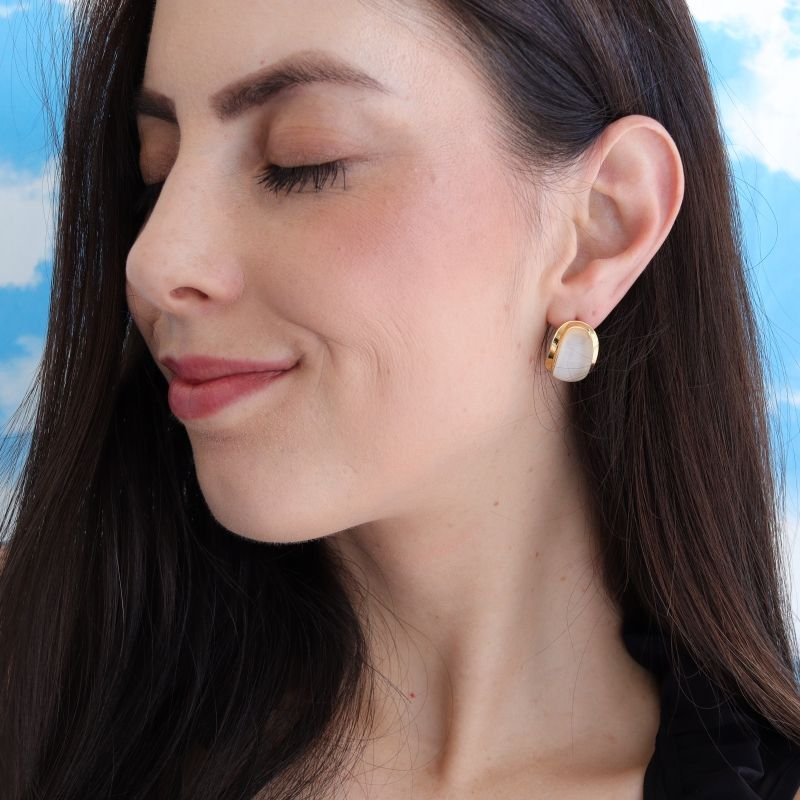 Argola Subtle Detail em Aço Inox