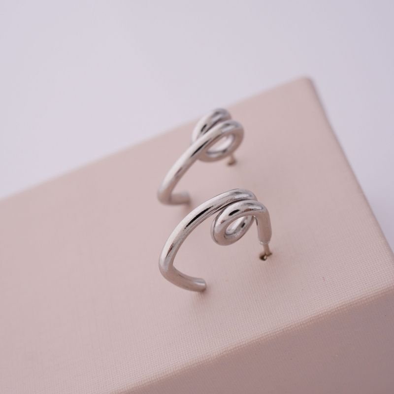 Argola Torção em Aço Inox