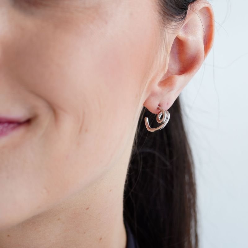 Argola Torção em Aço Inox