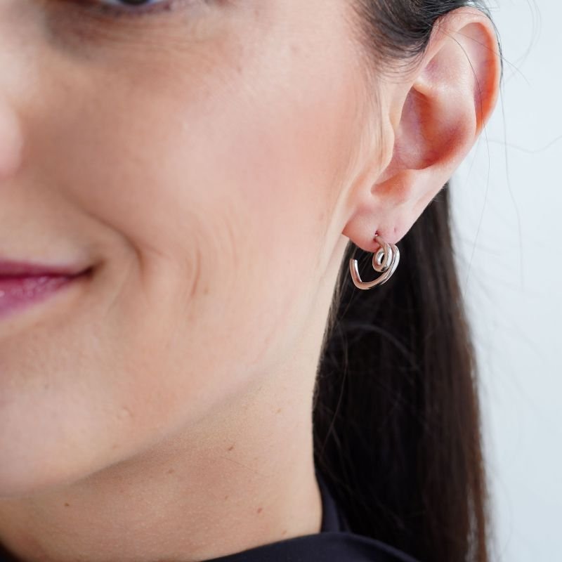 Argola Torção em Aço Inox