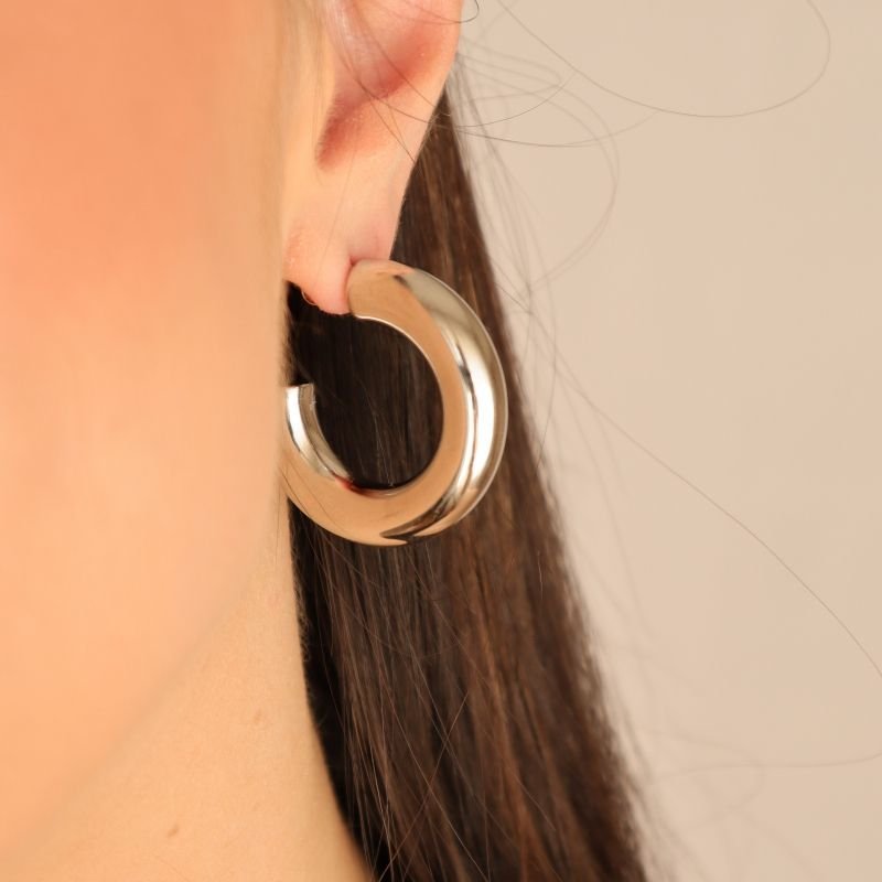 Argola Tubo Moderna em Aço Inox (Linha Premium)