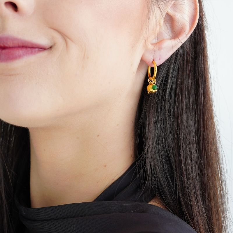 Argolinha Click Charm Removível em Aço Inox (Linha Premium)