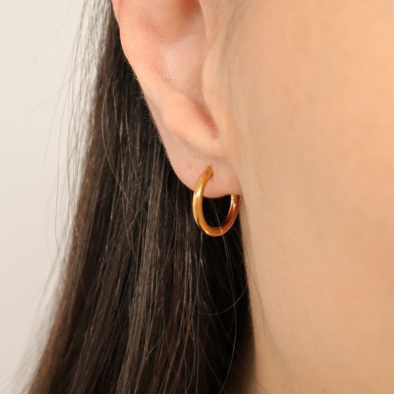 Argolinha Média em Aço Inox