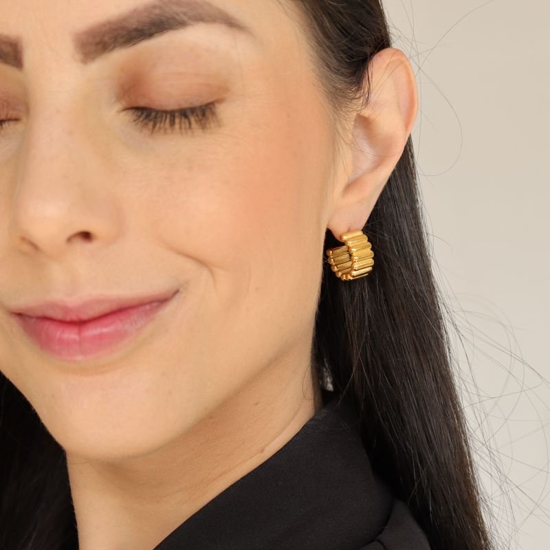 Argolinha Minimalista em Aço Inox (Linha Premium)