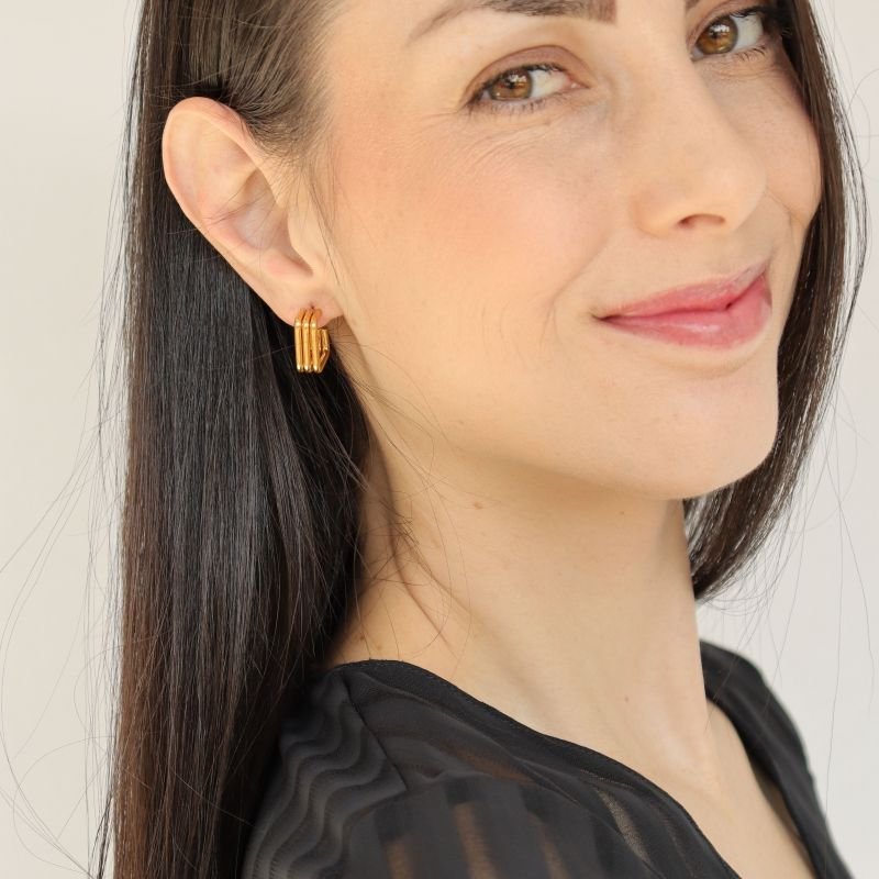 Argolinha Moderna em Aço Inox