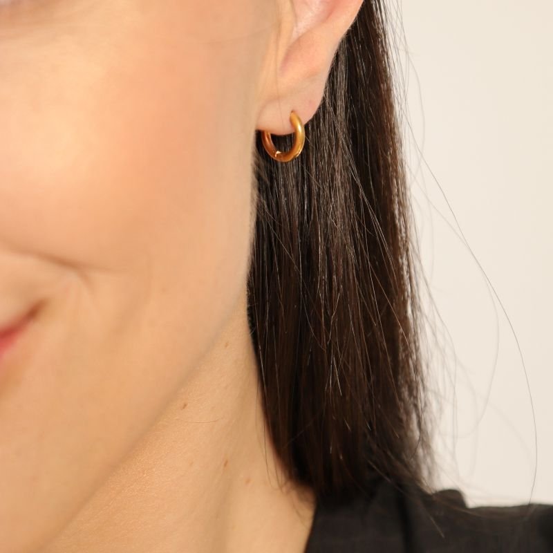 Argolinha Pequena em Aço Inox