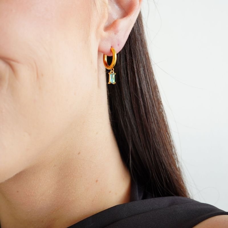 Argolinha Tiffany Click em Aço Inox