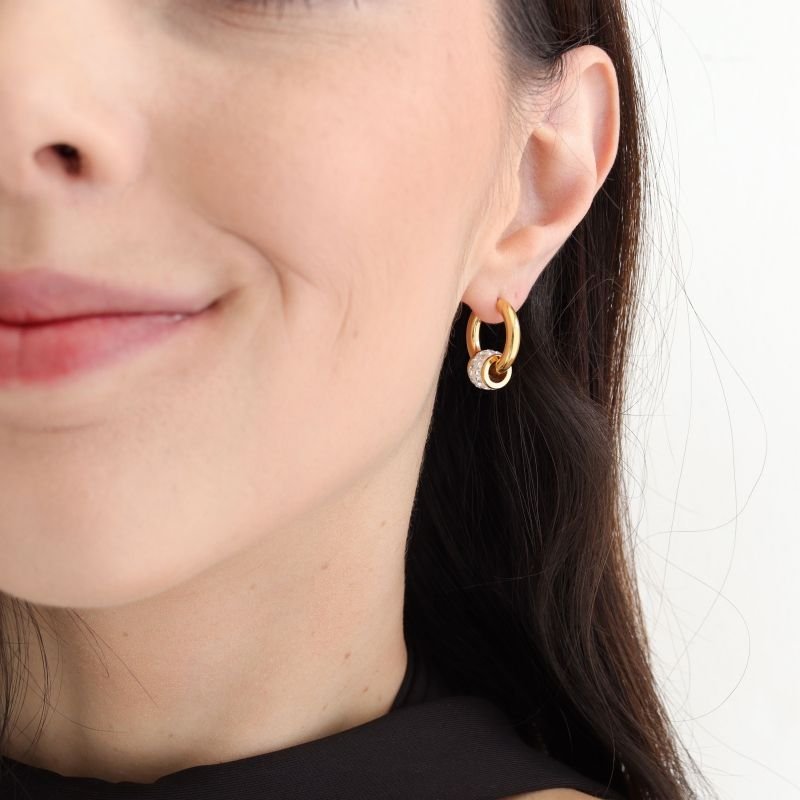 Argolinha Versatile Glow 2 Em 1 em Aço Inox