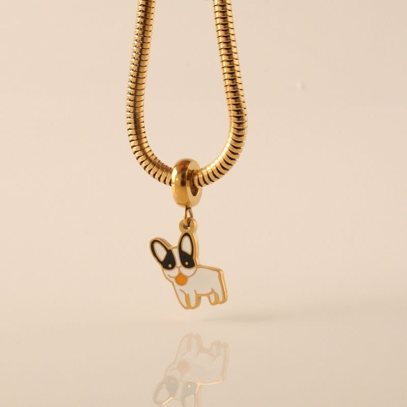 Berloque em Aço Inox Dog