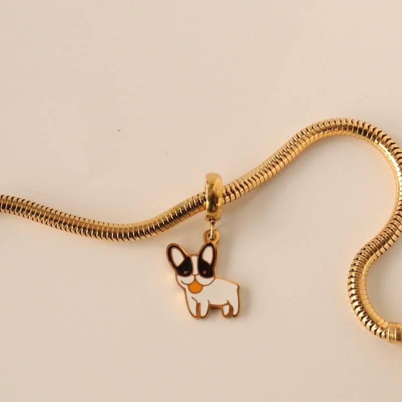 Berloque em Aço Inox Dog