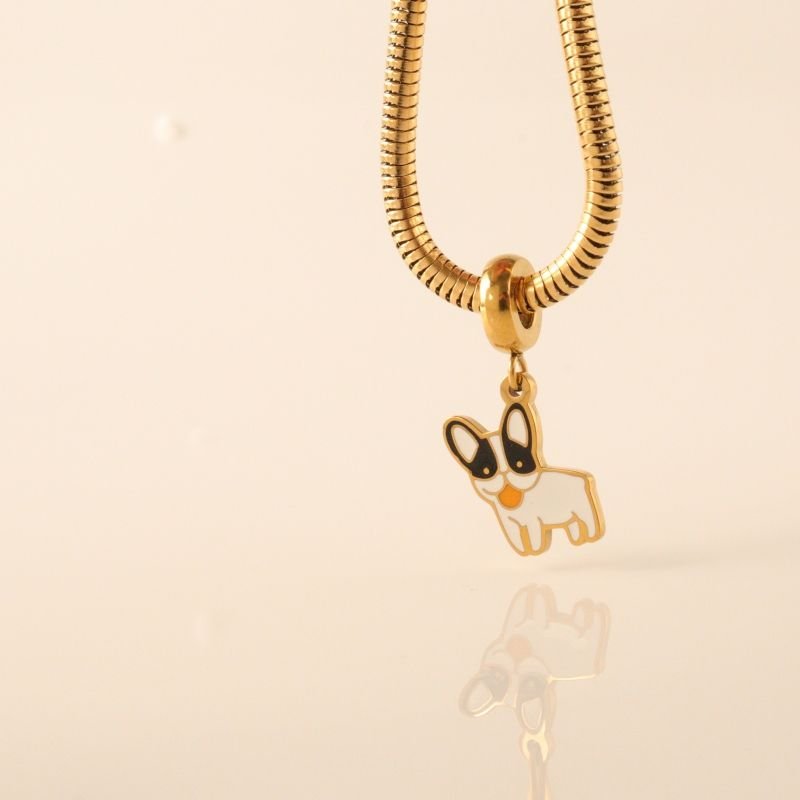 Berloque em Aço Inox Dog