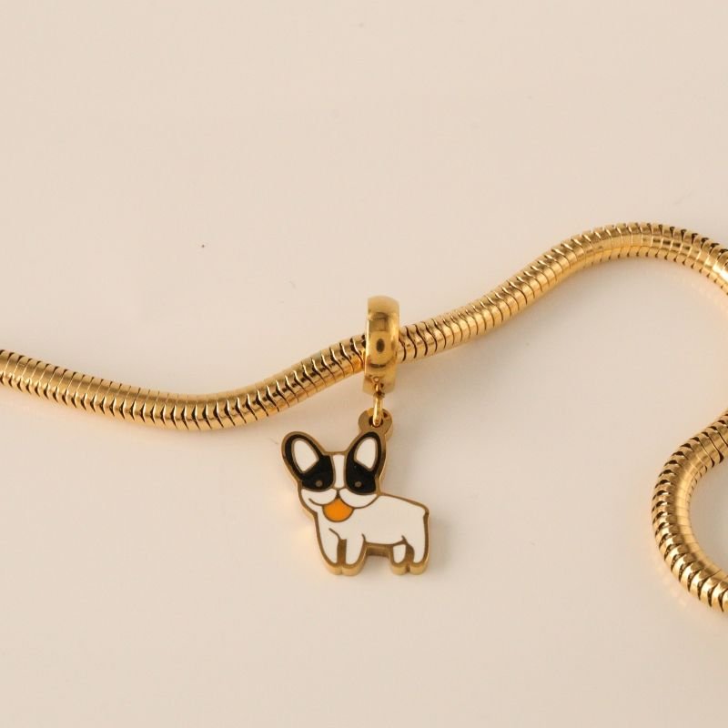 Berloque em Aço Inox Dog