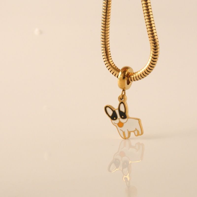 Berloque em Aço Inox Dog