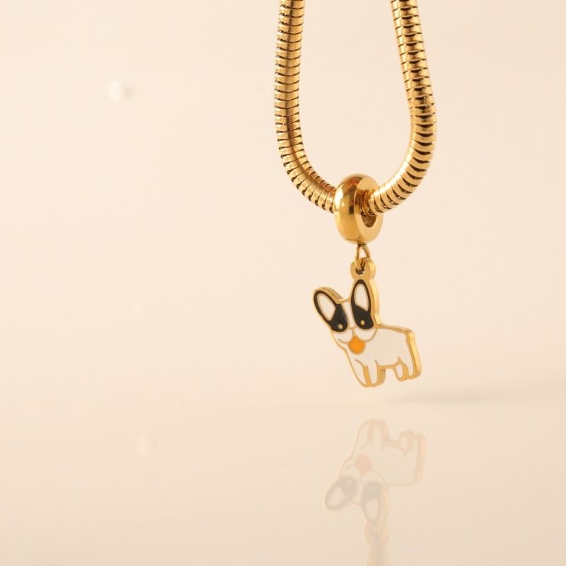 Berloque em Aço Inox Dog