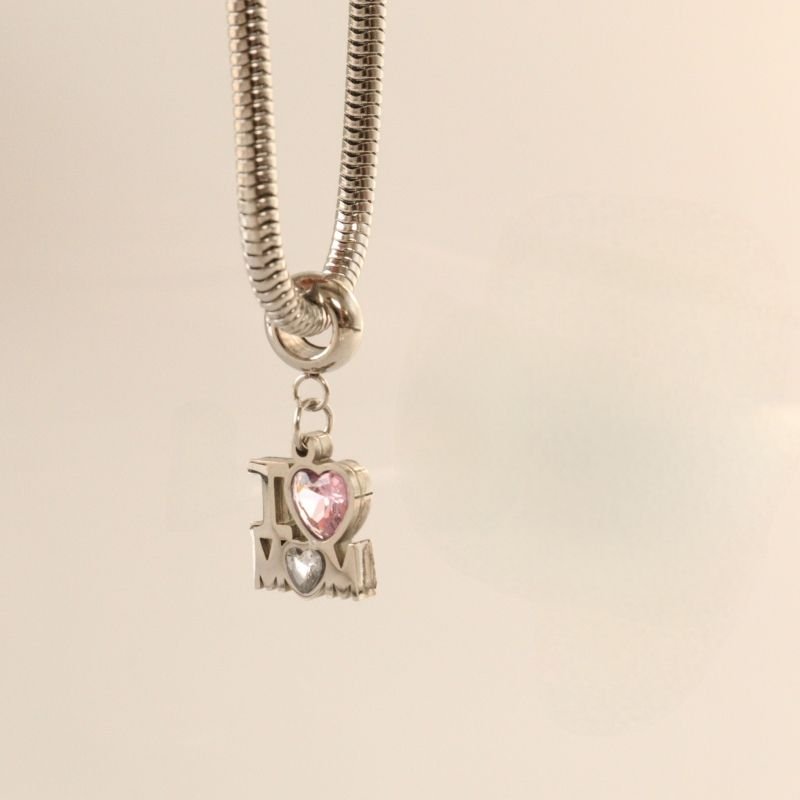 Berloque em Aço Inox Eu amo minha Mãe