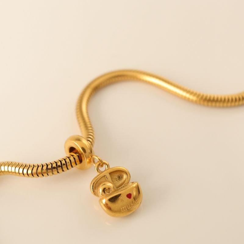 Berloque em Aço Inox Fone de Ouvido