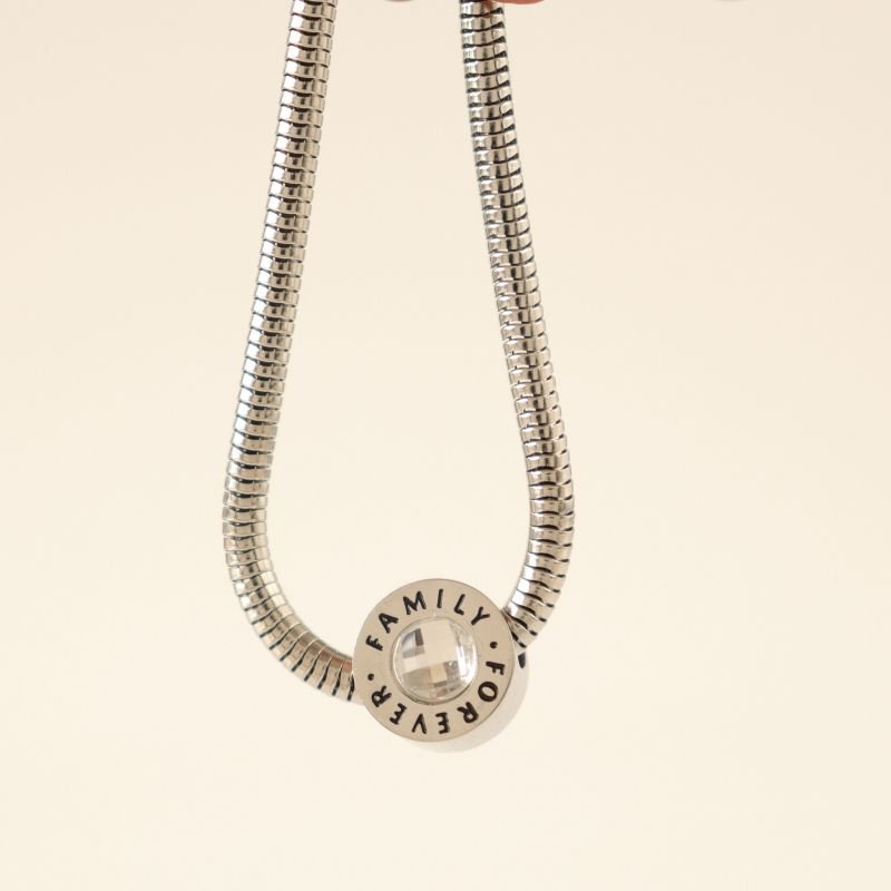 Berloque em Aço Inox Forever Family