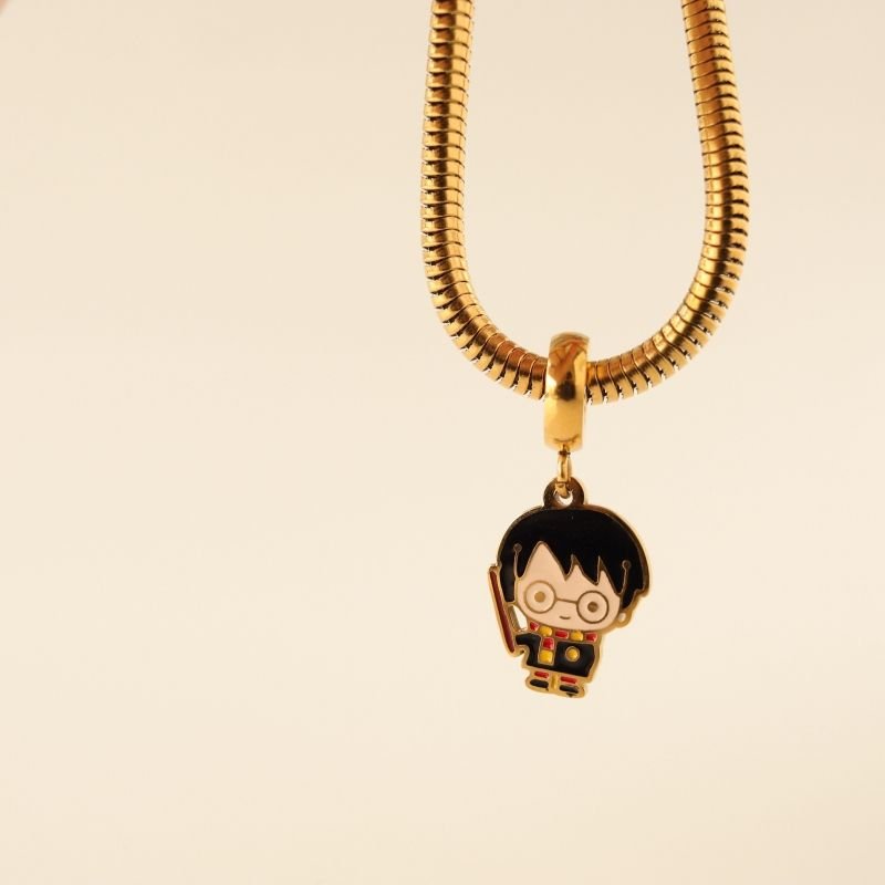 Berloque em Aço Inox Harry Potter