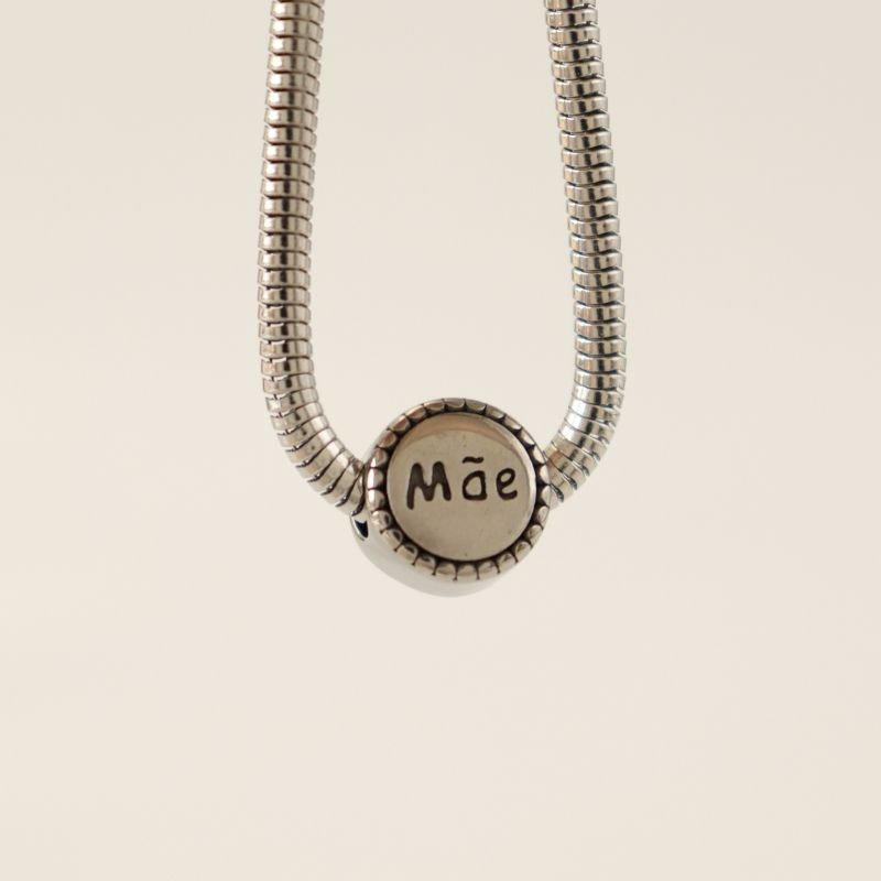 Berloque em Aço Inox Mãe