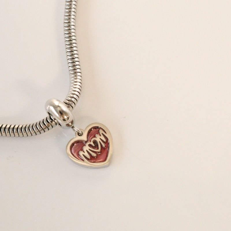 Berloque em Aço Inox Mãe