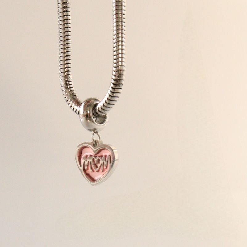 Berloque em Aço Inox Mãe