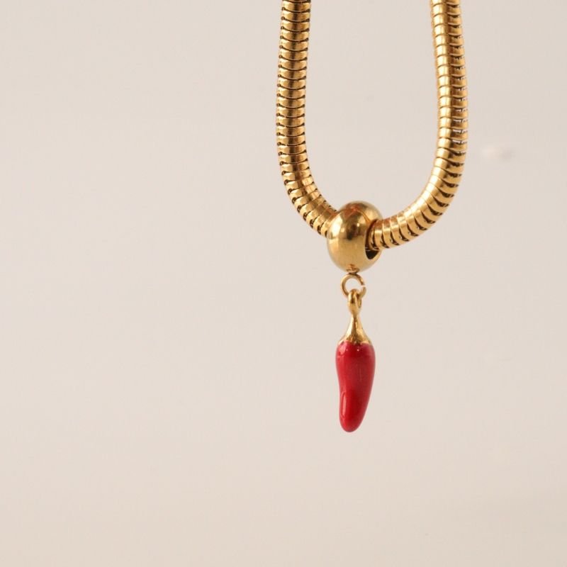 Berloque em Aço Inox Pimenta