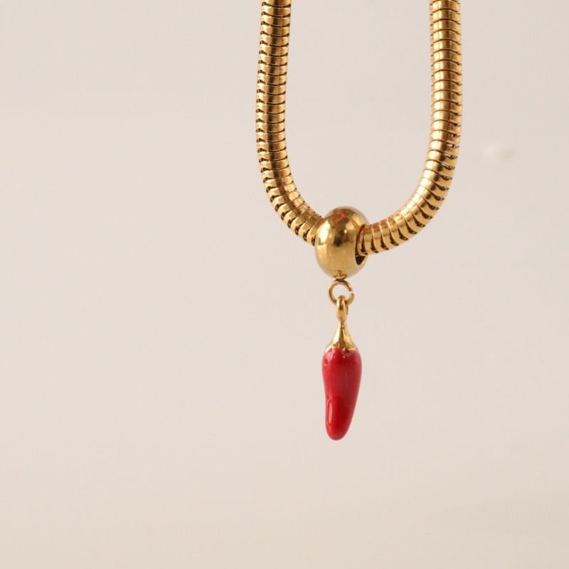 Berloque em Aço Inox Pimenta