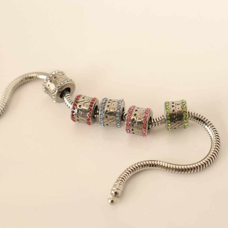 Berloque em Aço Inox Separador Inspiração Pandora