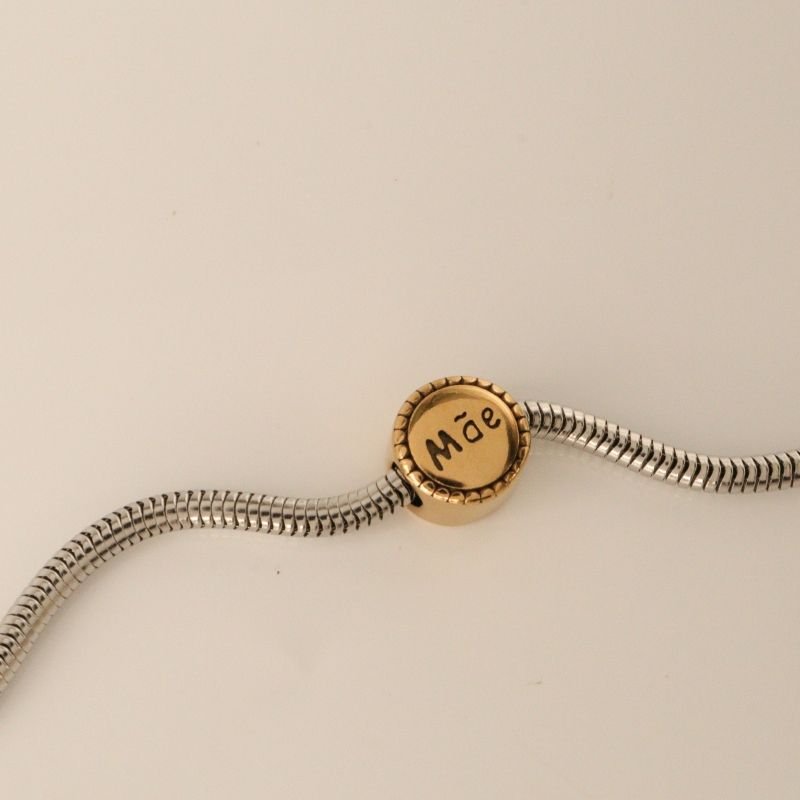 Berloque em Aço Inox Separador Mãe