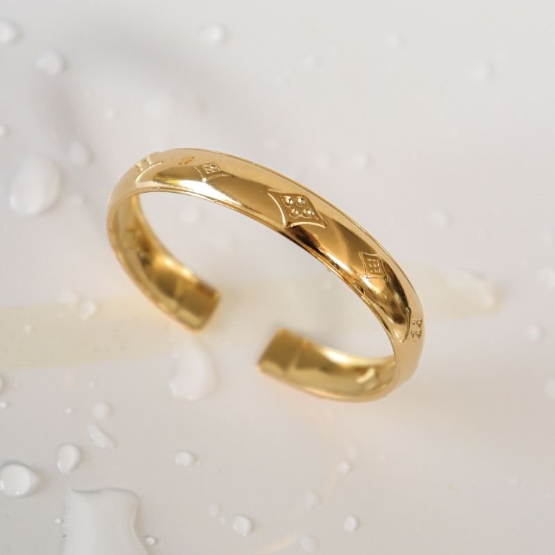 Bracelete com Detalhes em Aço Inox (Linha Premium)