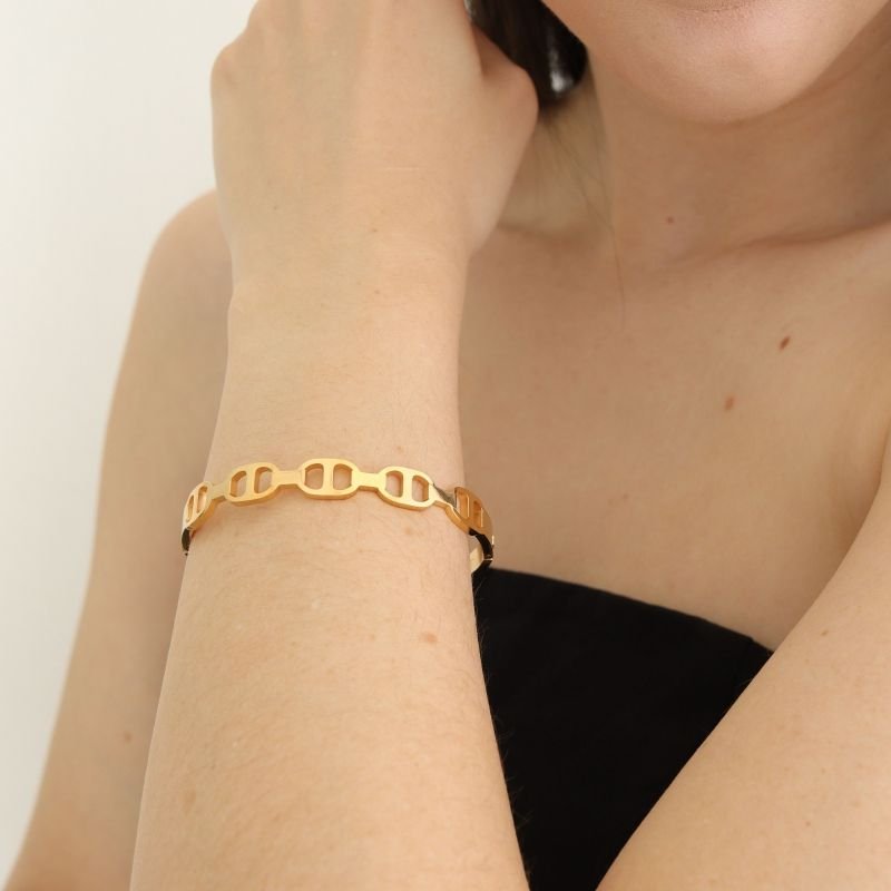 Bracelete Corrente em Aço Inox (Linha Premium)