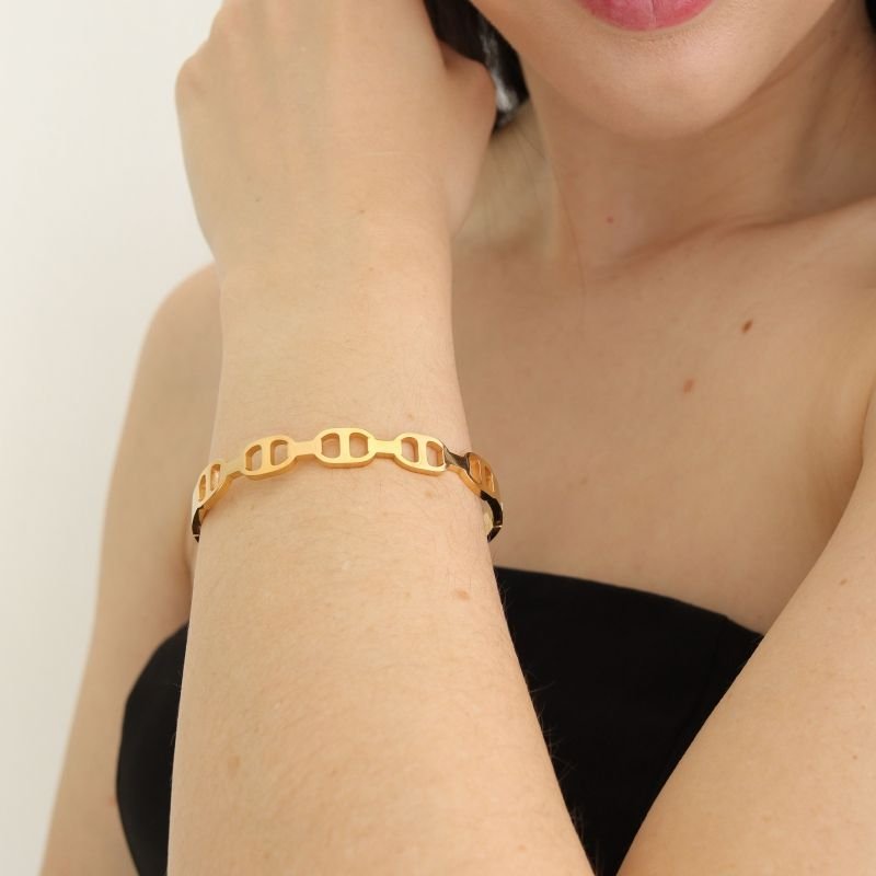 Bracelete Corrente em Aço Inox (Linha Premium)