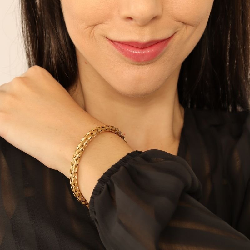 Bracelete Corrente em Aço Inox