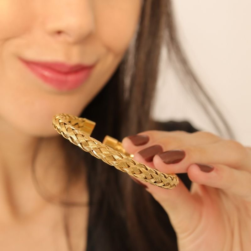 Bracelete Corrente em Aço Inox