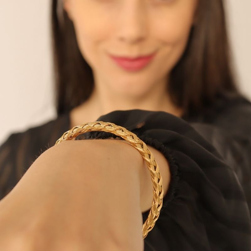 Bracelete Corrente em Aço Inox