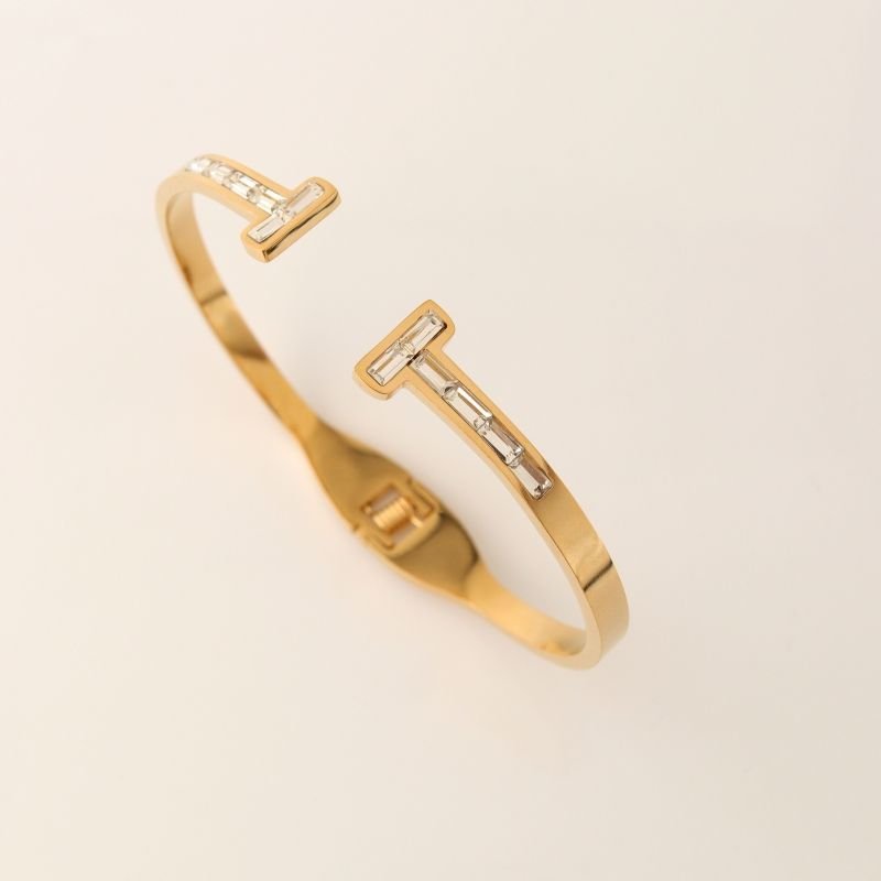 Bracelete Cravejado em Aço Inox (Linha Premium)