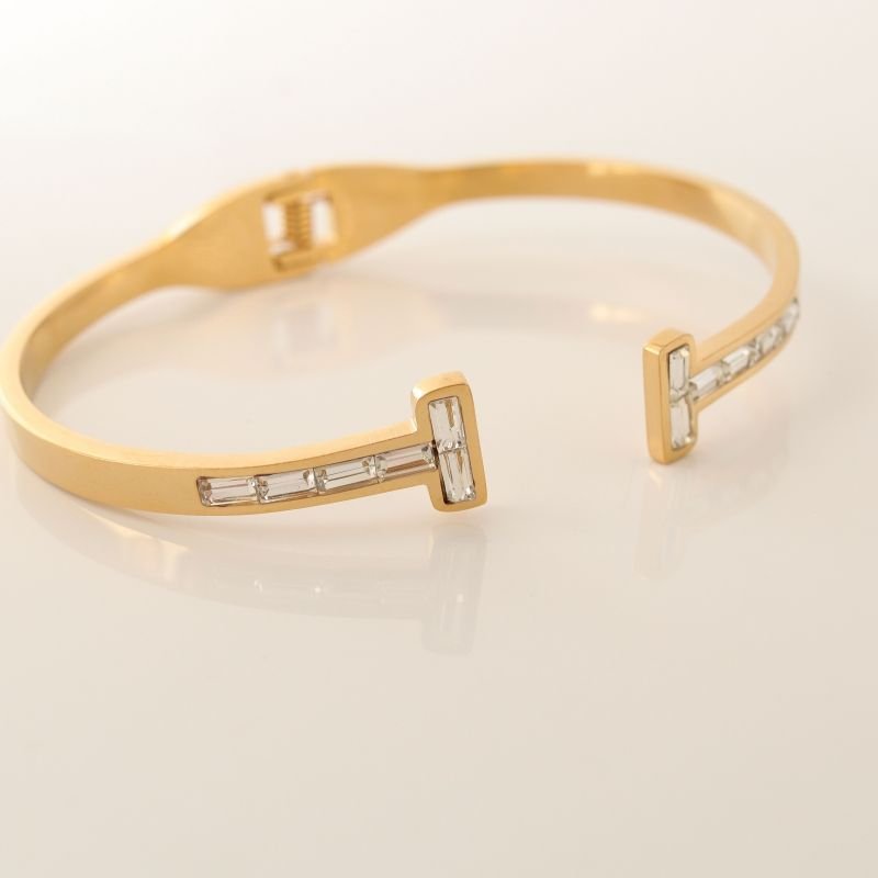 Bracelete Cravejado em Aço Inox (Linha Premium)