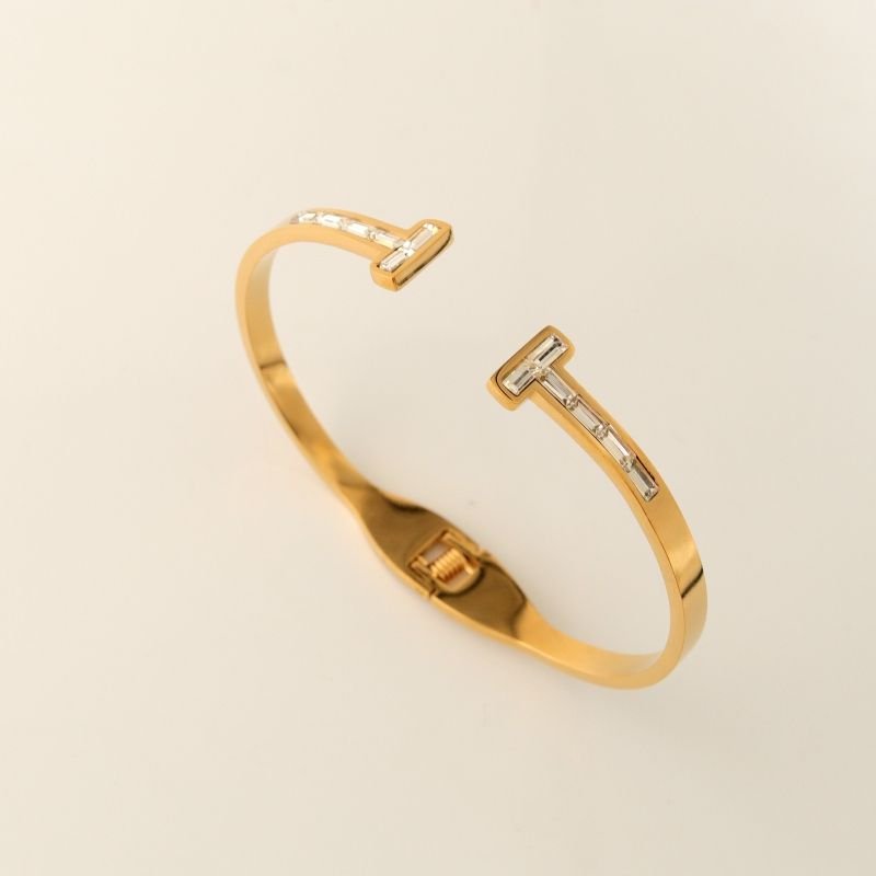 Bracelete Cravejado em Aço Inox (Linha Premium)